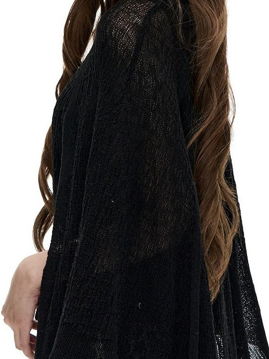 Fanptntox Lightweight Stand Collar Cape Knit Women's Lyocell Linen Long Sleeve T-shirts