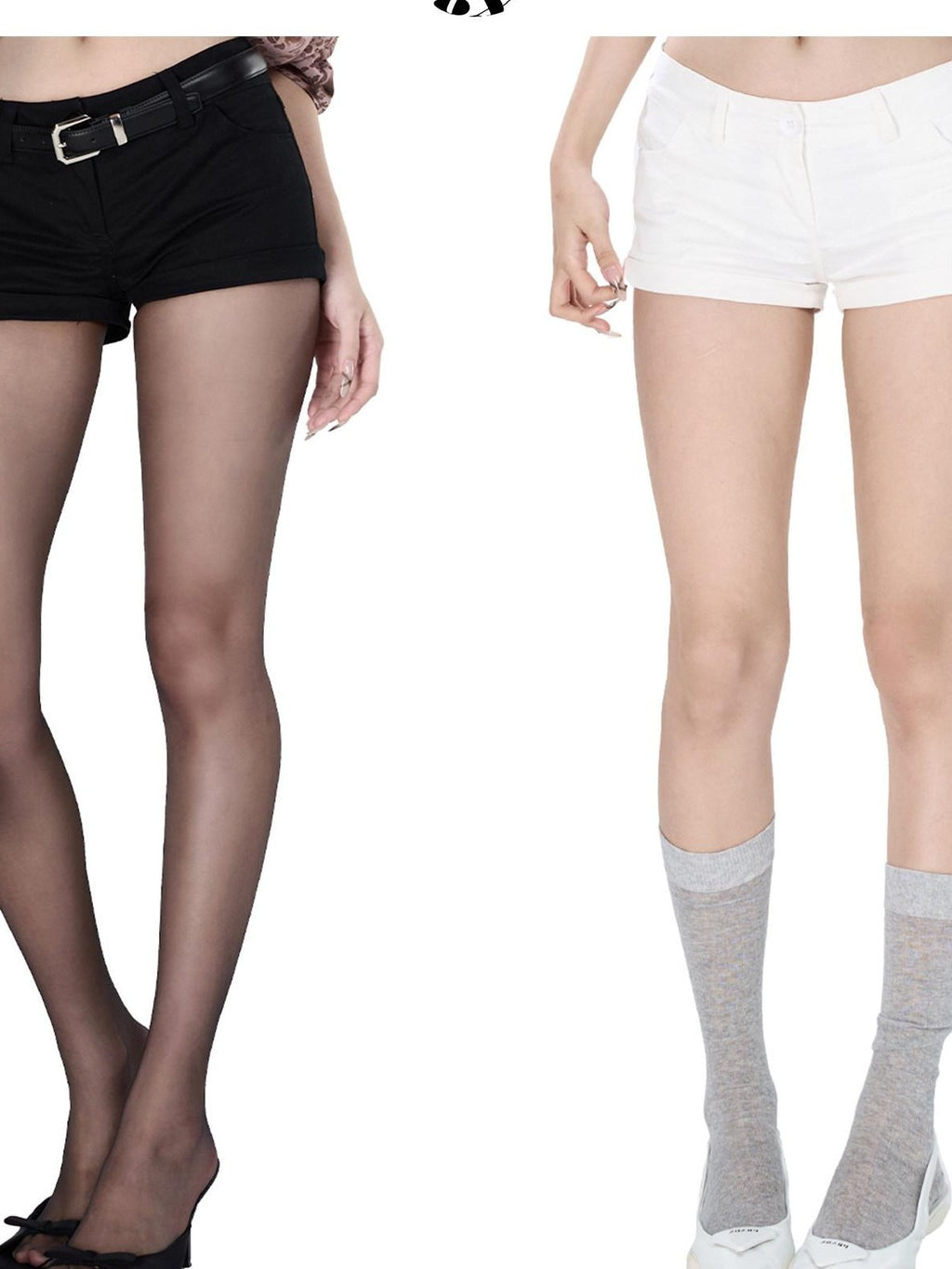 Fanptntox Long Leg Low Rise Hip Lift Slimming Women's Other Fabric Denim Shorts