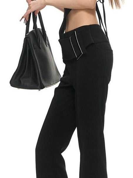 Fanptntox Open Back Tie Front High Neck Fitted Women's Suede Velvet Halter Tops