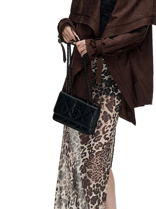Fanptntox Oversized Faux Suede Large Lapel Collar Women's Belted Coats