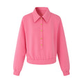 Fanptntox_Pink_Padded_Shoulder_Pullover_Short_Skirt_Women's_Cotton_Matching_Skirt_Sets_734269021349_MISSTT