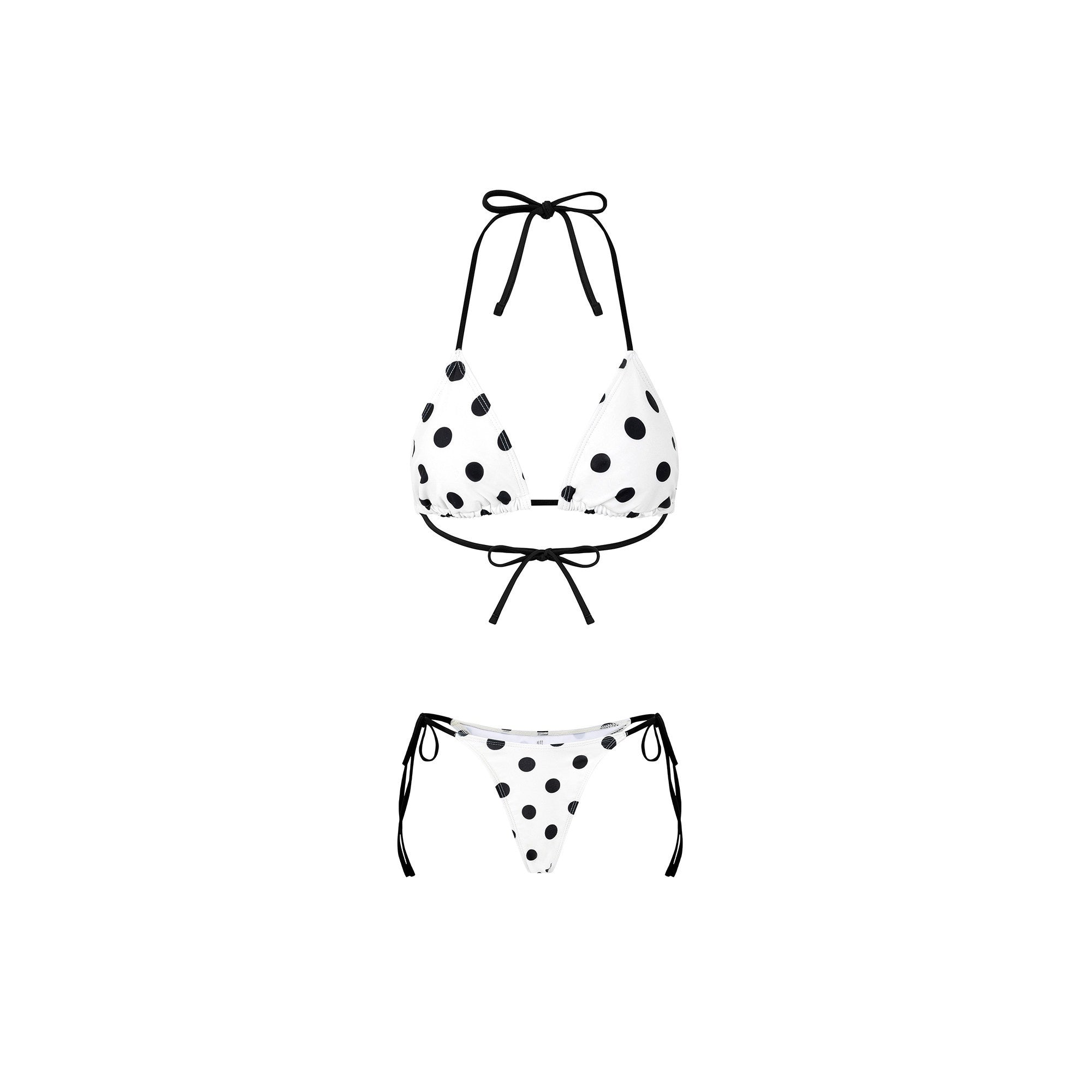 Fanptntox_Playful_Polka_Dot_Halter_Tie_Printed_Women's_Polyester_Stretch_Bikinis_1021956632966_MISSTT