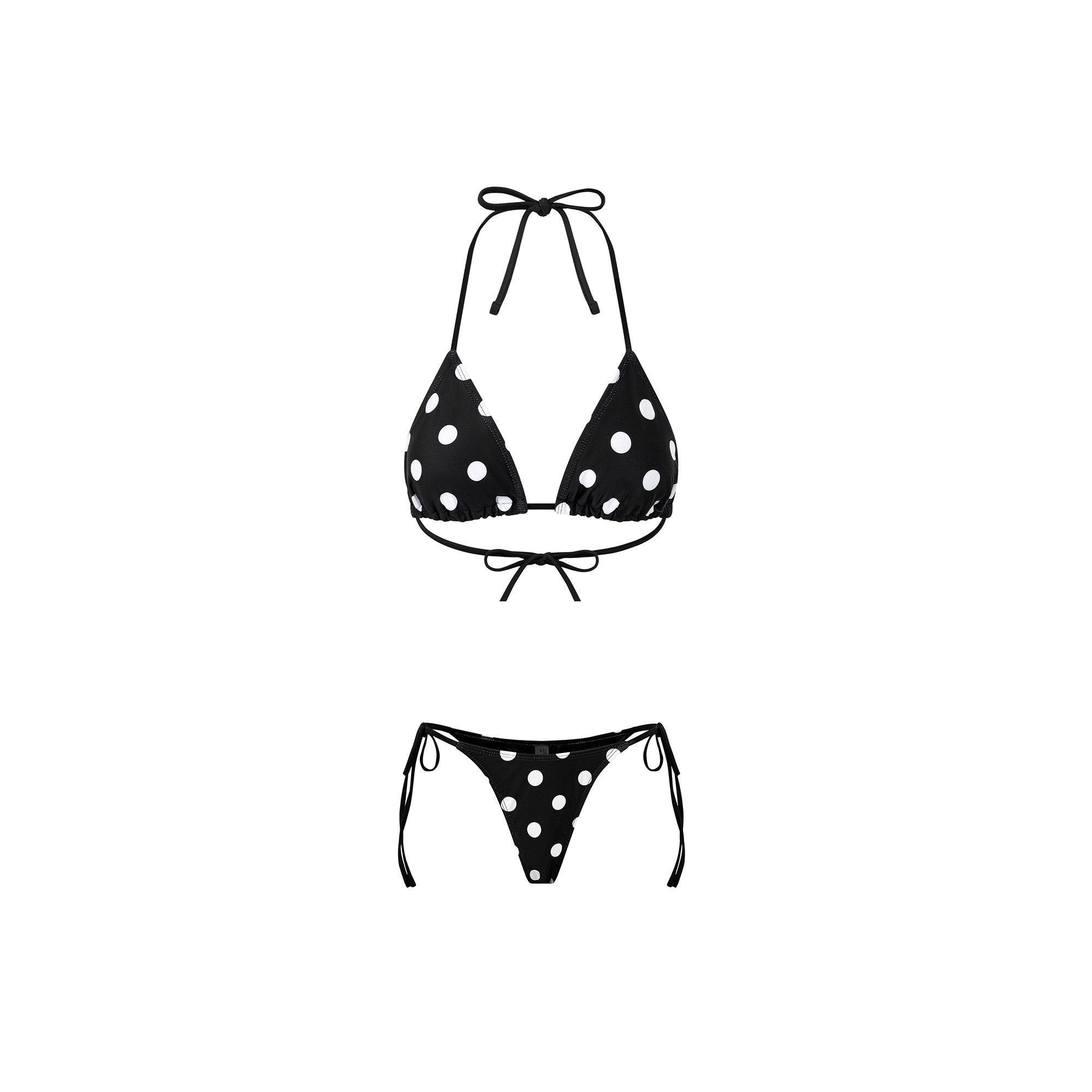 Fanptntox_Playful_Polka_Dot_Halter_Tie_Printed_Women's_Polyester_Stretch_Bikinis_1021956632966_MISSTT