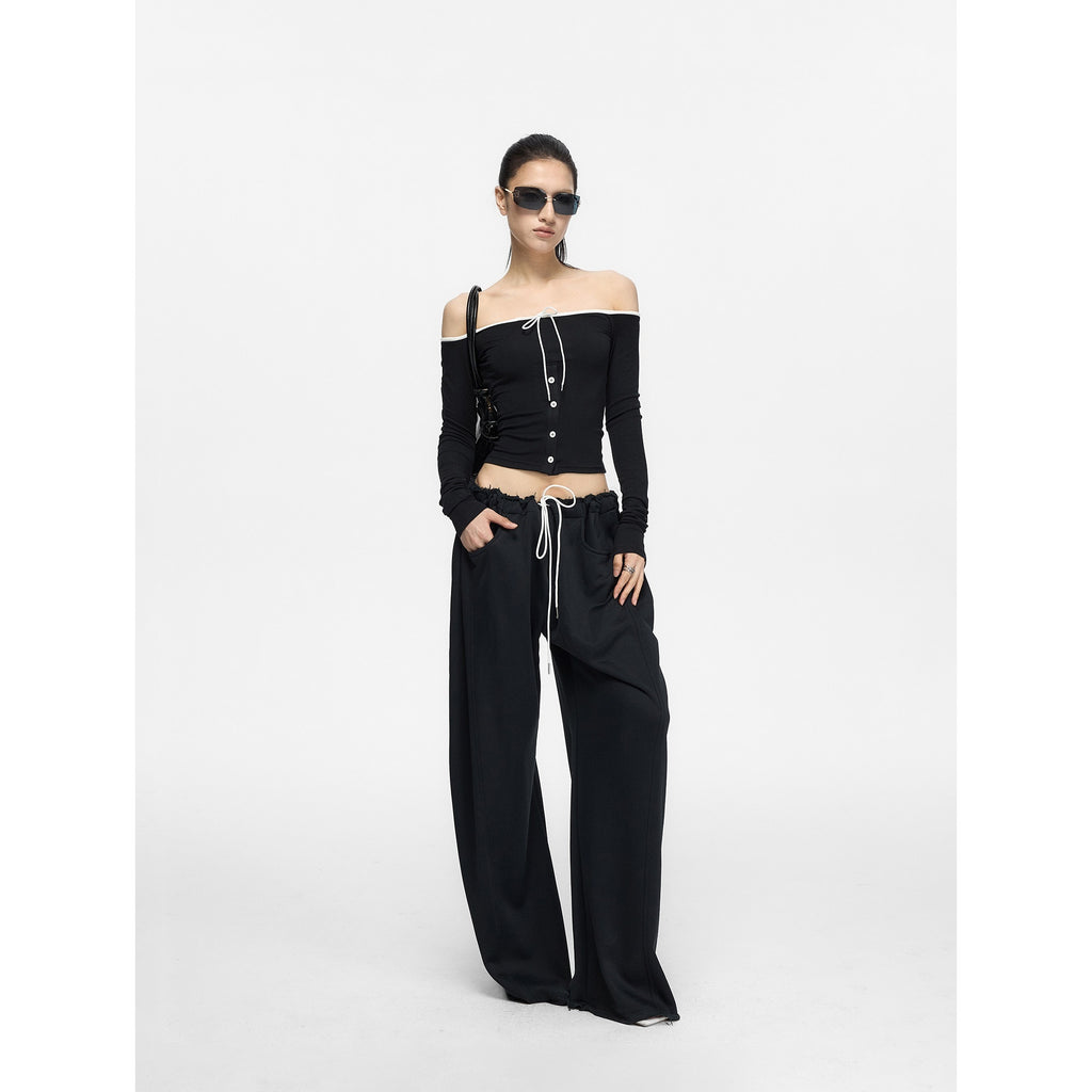 Fanptntox_Satin_Brushed_Raw_Hem_Wide_Leg_Women's_Viscose_Drawstring_Pants_950190015462_MISSTT
