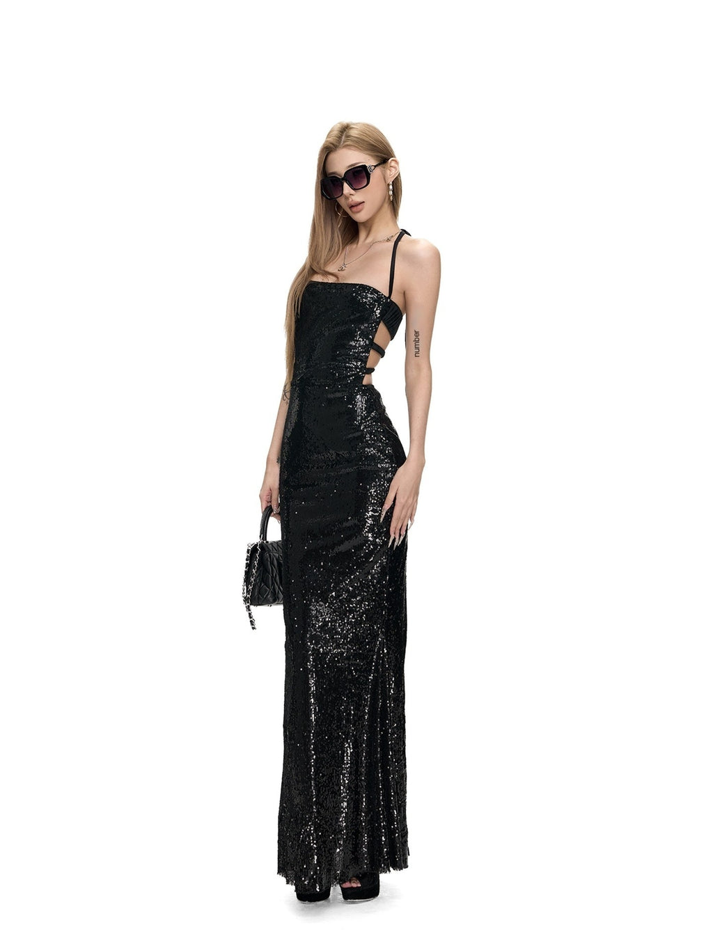 Fanptntox_Sequin_Halter_Fishtail_Waist_Cinch_Women's_Polyester_Bodycon_Maxi_Dresses_998024921199_MISSTT
