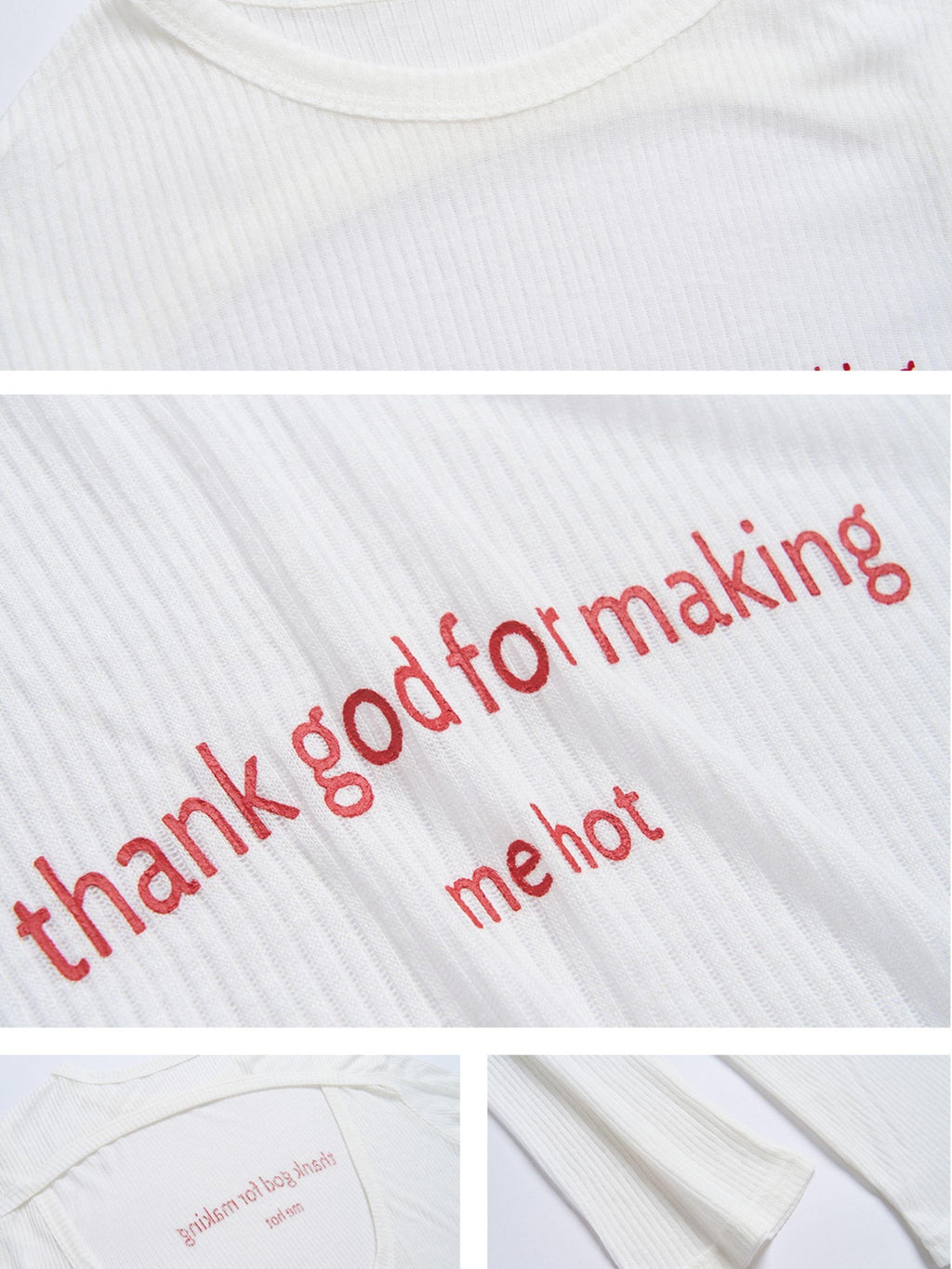 Fanptntox Sheer Open Back Cutout Crewneck Loose Knit Women's Long Sleeve T-shirts
