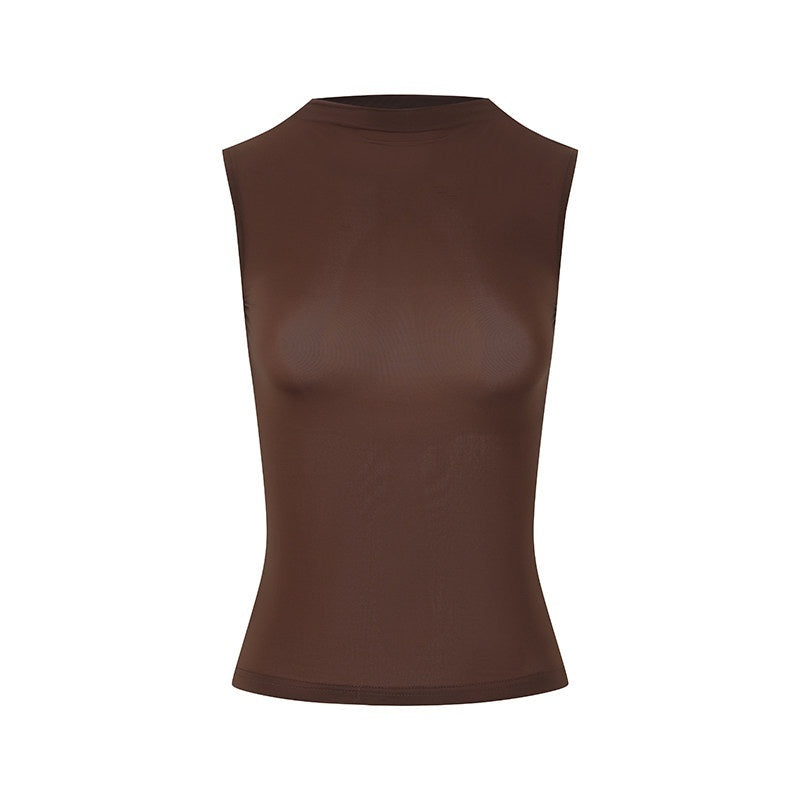 Fanptntox_Sheer_Ruched_Racerback_Open_Back_Slim_Fit_Women's_Stretch_Tank_Tops_907469582494_MISSTT