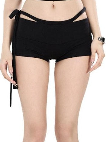 Fanptntox Sheer Ruched Racerback Open Back Slim Fit Women's Stretch Tank Tops