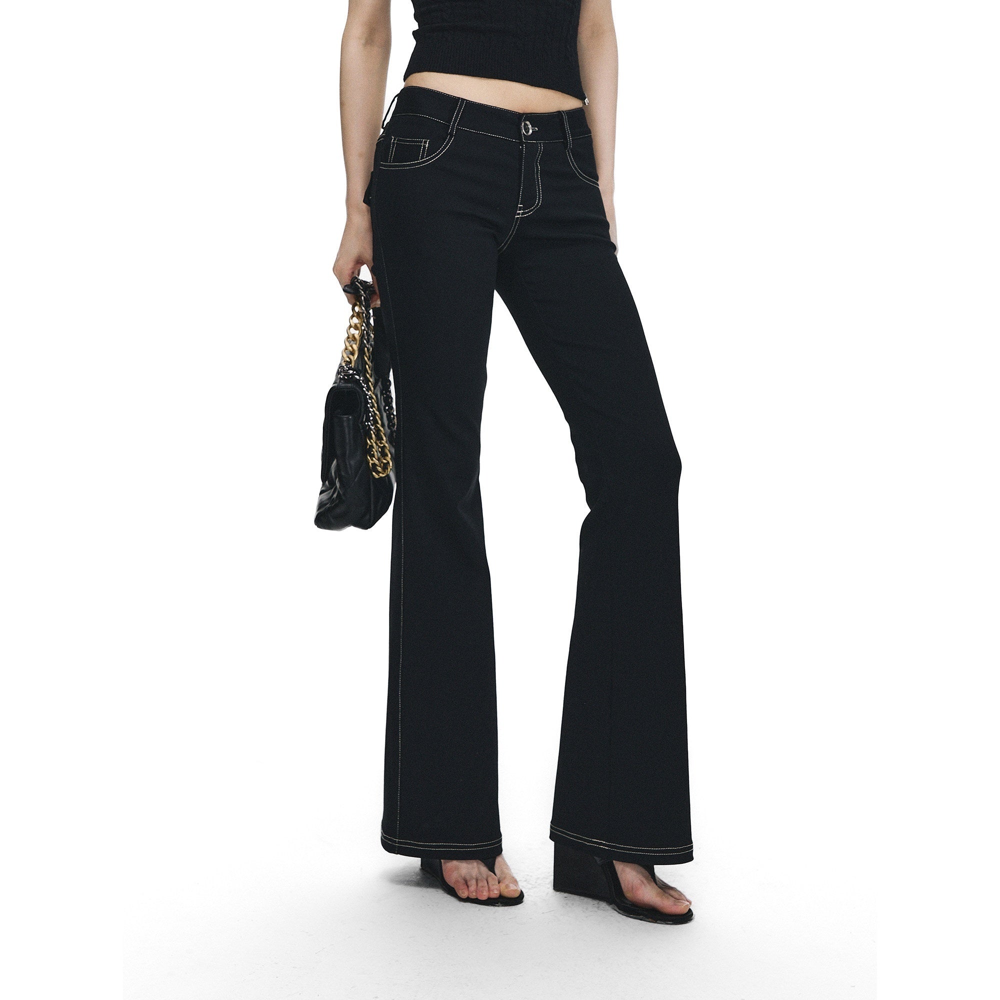 Fanptntox_Shell_Embroidery_Patchwork_Cropped_Tube_Women's_Casual_Top_&_Pants_Sets_964346698969_MISSTT