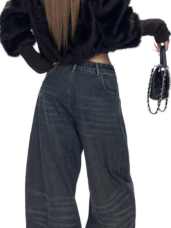 Fanptntox Short Stand Collar Knit Ribbed Spliced Cuffs Women's Polyester Faux Fur Coats