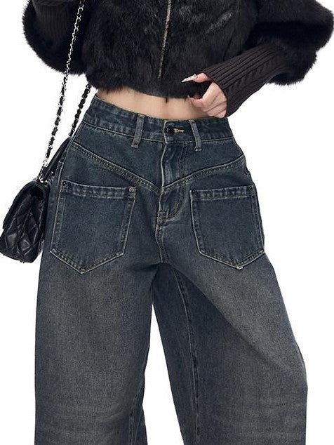Fanptntox Short Stand Collar Knit Ribbed Spliced Cuffs Women's Polyester Faux Fur Coats