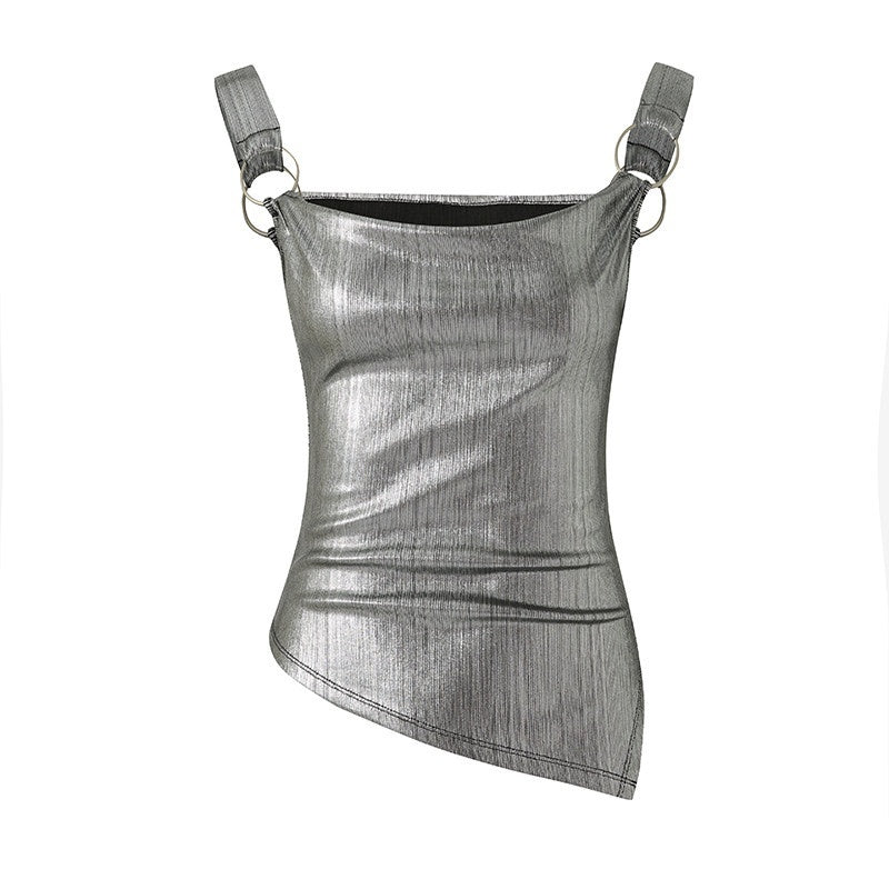 Fanptntox_Silver_Gray_Metal_Ring_Slim_Fit_Streetwear_Women's_Camisoles_717912796513_MISSTT