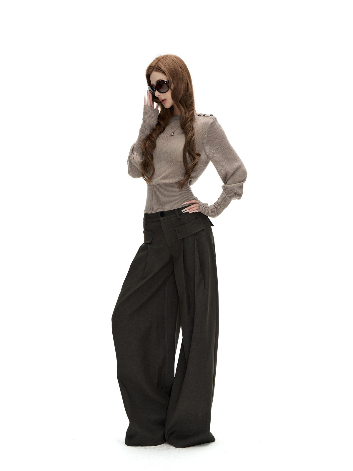 Fanptntox_Solid_Color_Woven_Tencel_Cotton_Women's_Straight-leg_Pants_1077241072206_MISSTT