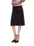 Fanptntox_Solid_Color_Zipper_Decor_High_Waist_Bodycon_Pencil_Women's_Cotton_Midi_Skirts_1082200814178_MISSTT