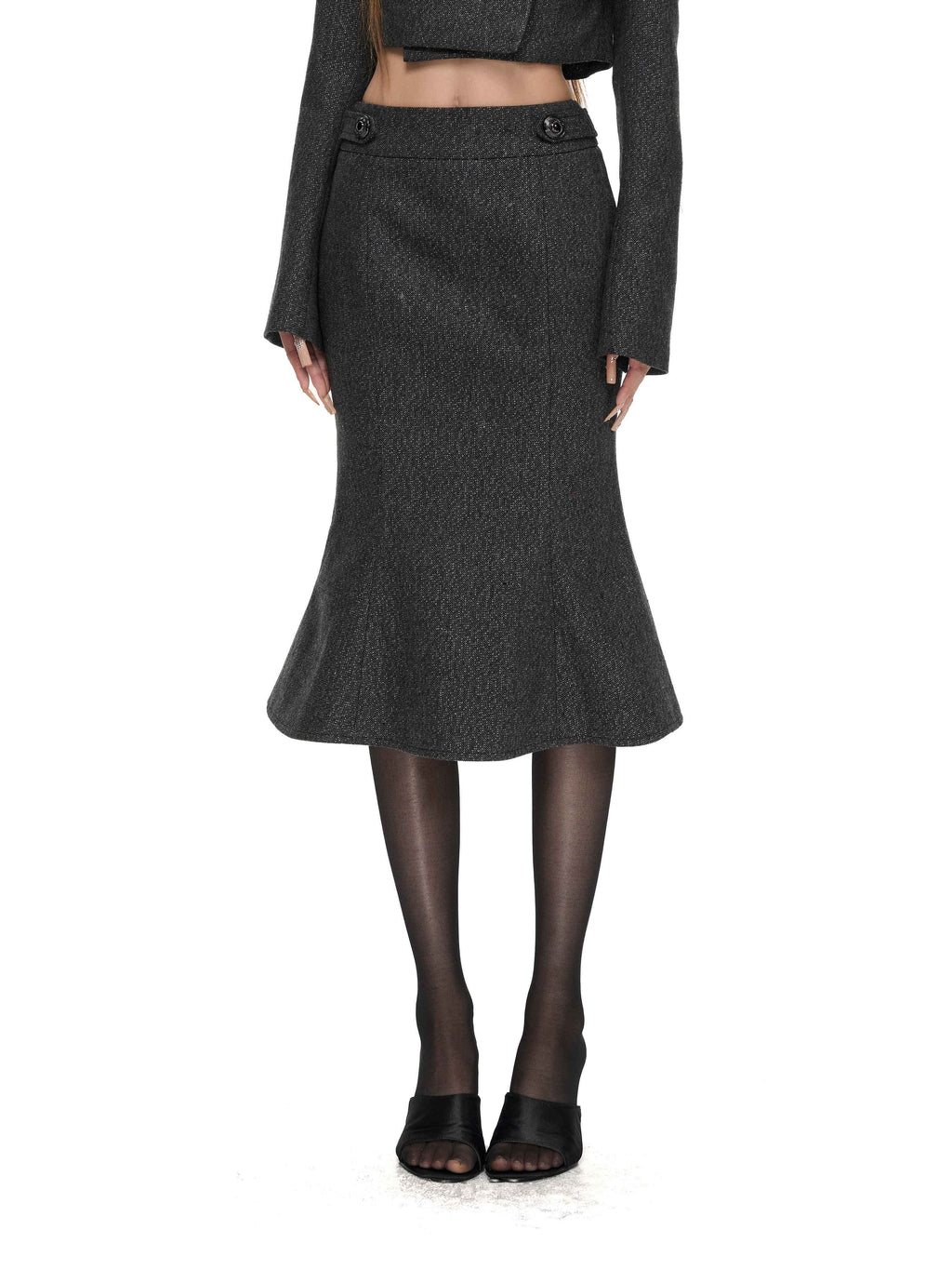 Fanptntox_Solid_Cropped_Short_Blazer_High_Waist_Mermaid_Midi_Women's_Polyester_Matching_Skirt_Sets_1086971894086_MISSTT