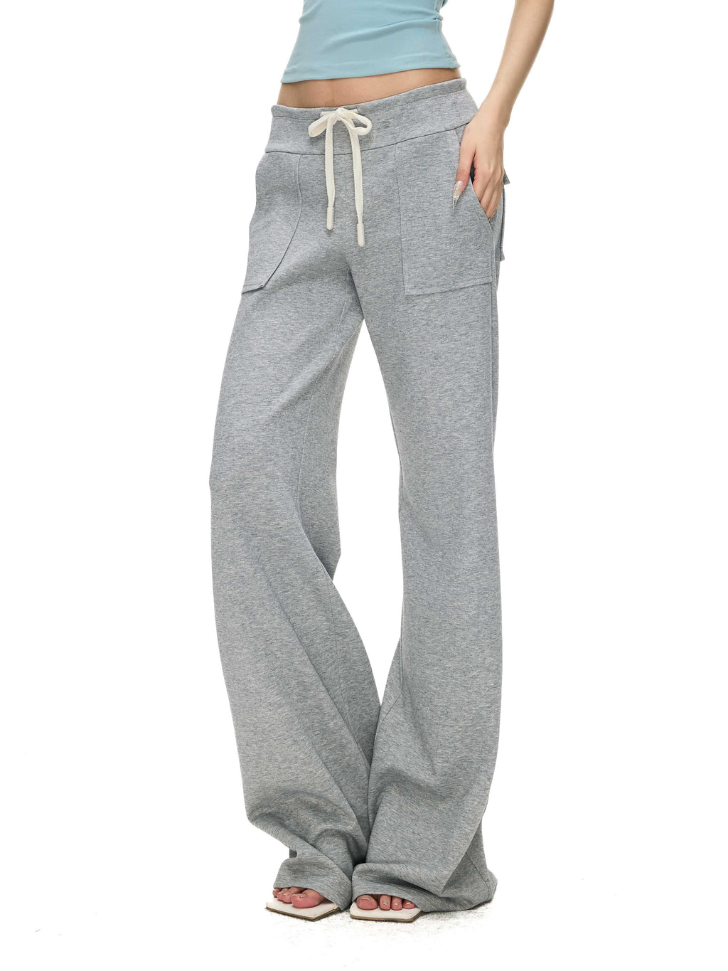 Fanptntox_Solid_Low_Waist_Drawstring_Large_Pocket_Knit_Women's_Cotton_Blend_Sweatpants_1052527516724_MISSTT