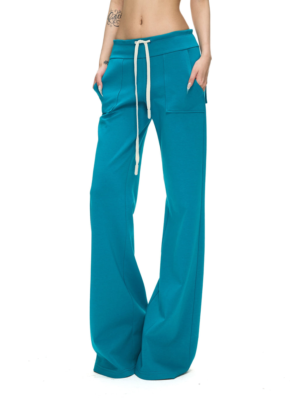 Fanptntox_Solid_Low_Waist_Drawstring_Large_Pocket_Knit_Women's_Cotton_Blend_Sweatpants_1052527516724_MISSTT