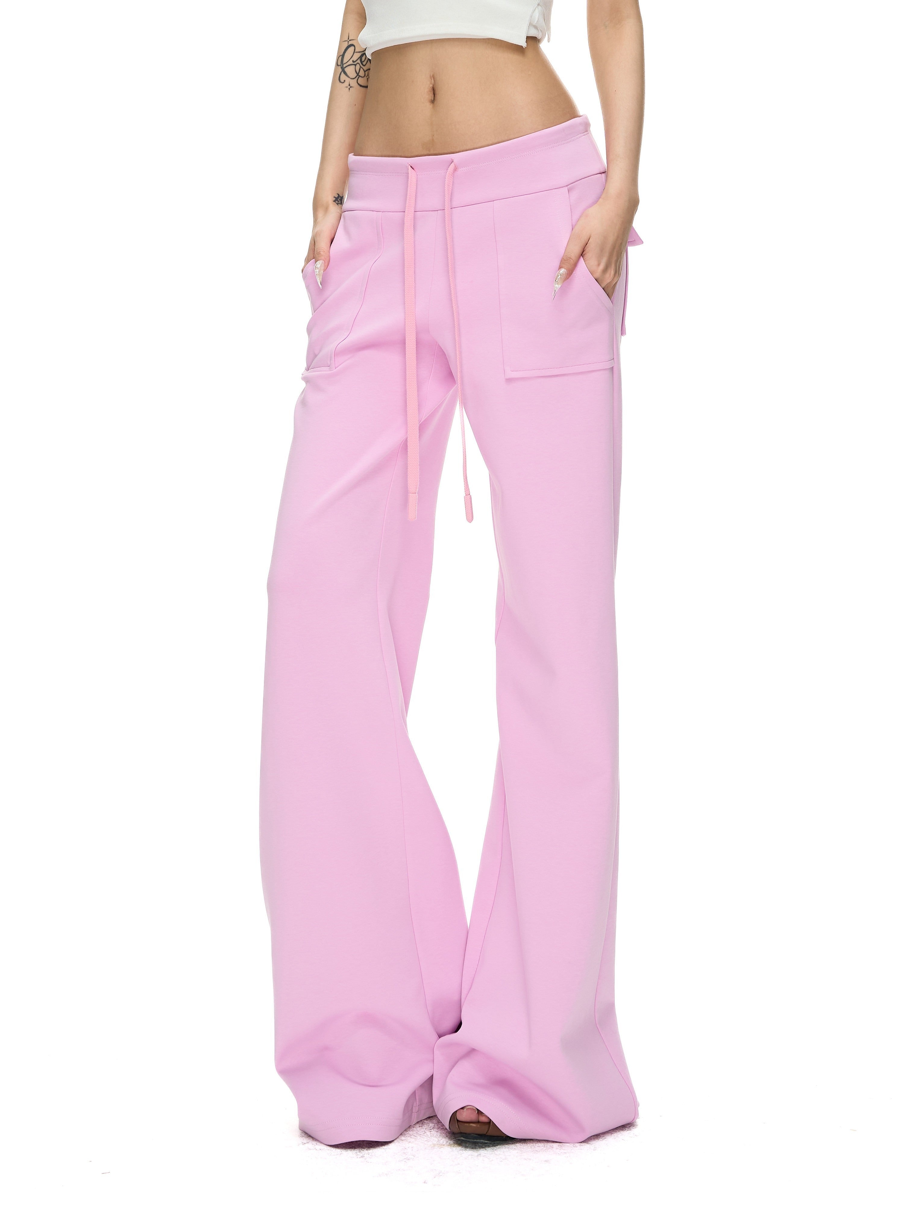 Fanptntox_Solid_Low_Waist_Drawstring_Large_Pocket_Knit_Women's_Cotton_Blend_Sweatpants_1052527516724_MISSTT