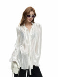 Fanptntox_Striped_Ruffle_Trim_V-neck_Long_Sleeve_Bow_Women's_Satin_Shirts_1078282290756_MISSTT