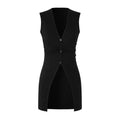 Fanptntox_V-neck_Buttoned_Cardigan_Women's_Knitted_Slim_Fit_Mid_Length_Tank_Tops_714240765798_MISSTT