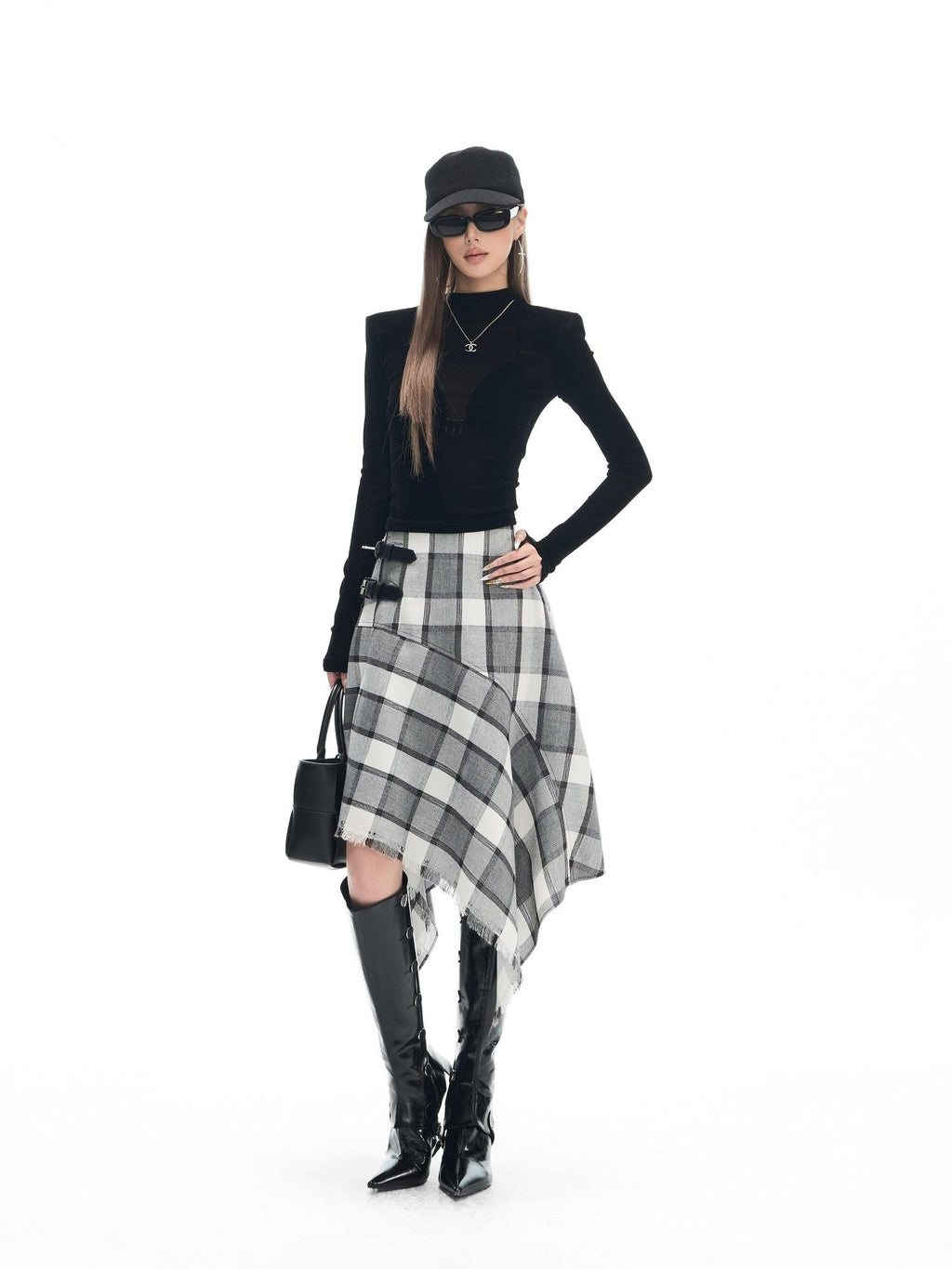 Fanptntox Velvet Stretch Slim Sheer Cropped Women's Nylon Long Sleeve T-shirts
