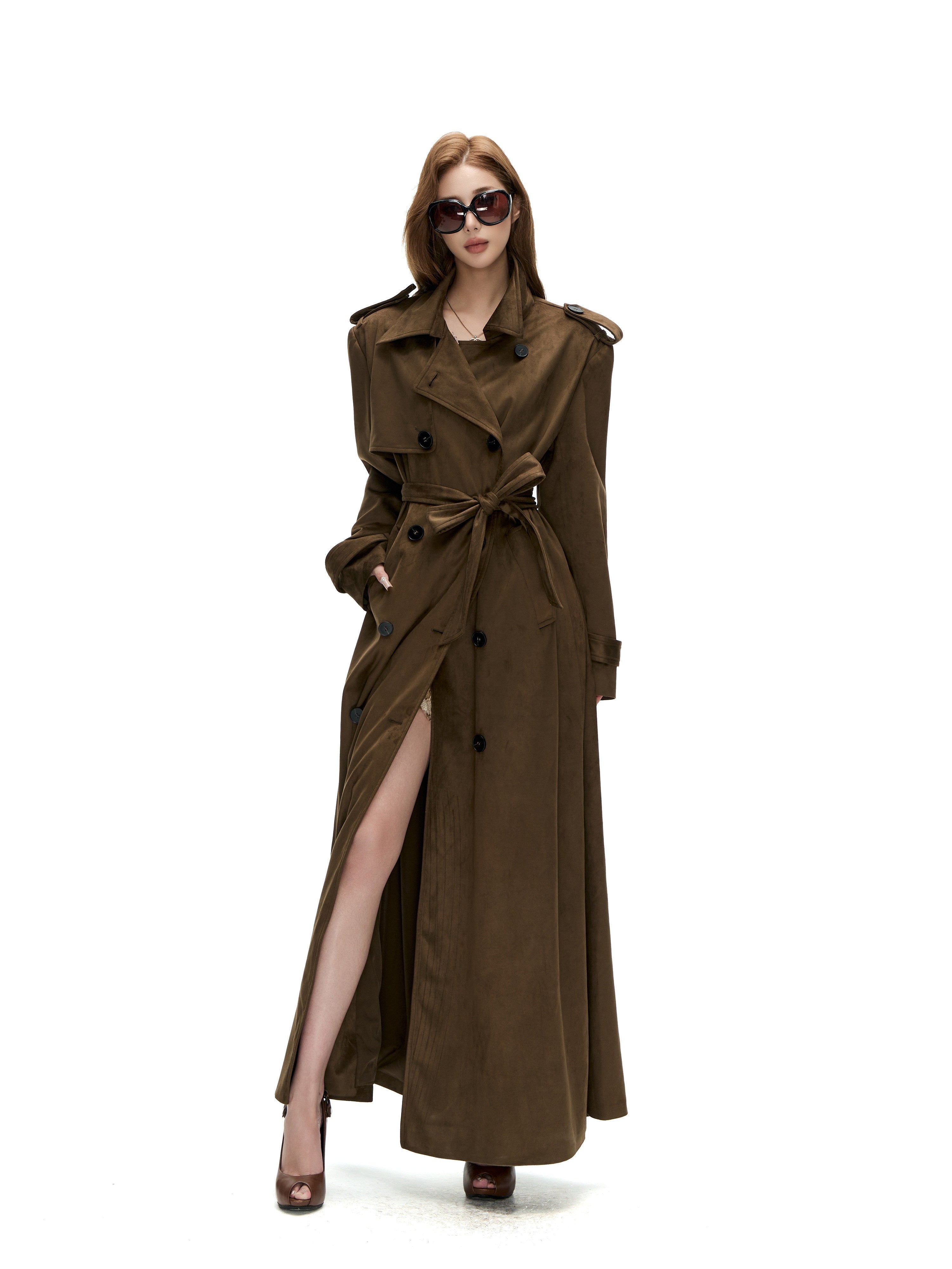 Fanptntox_Vintage_Brown_Double_Breasted_Belted_Lapel_Women's_Suede_Trench_Coats_1070555583916_MISSTT
