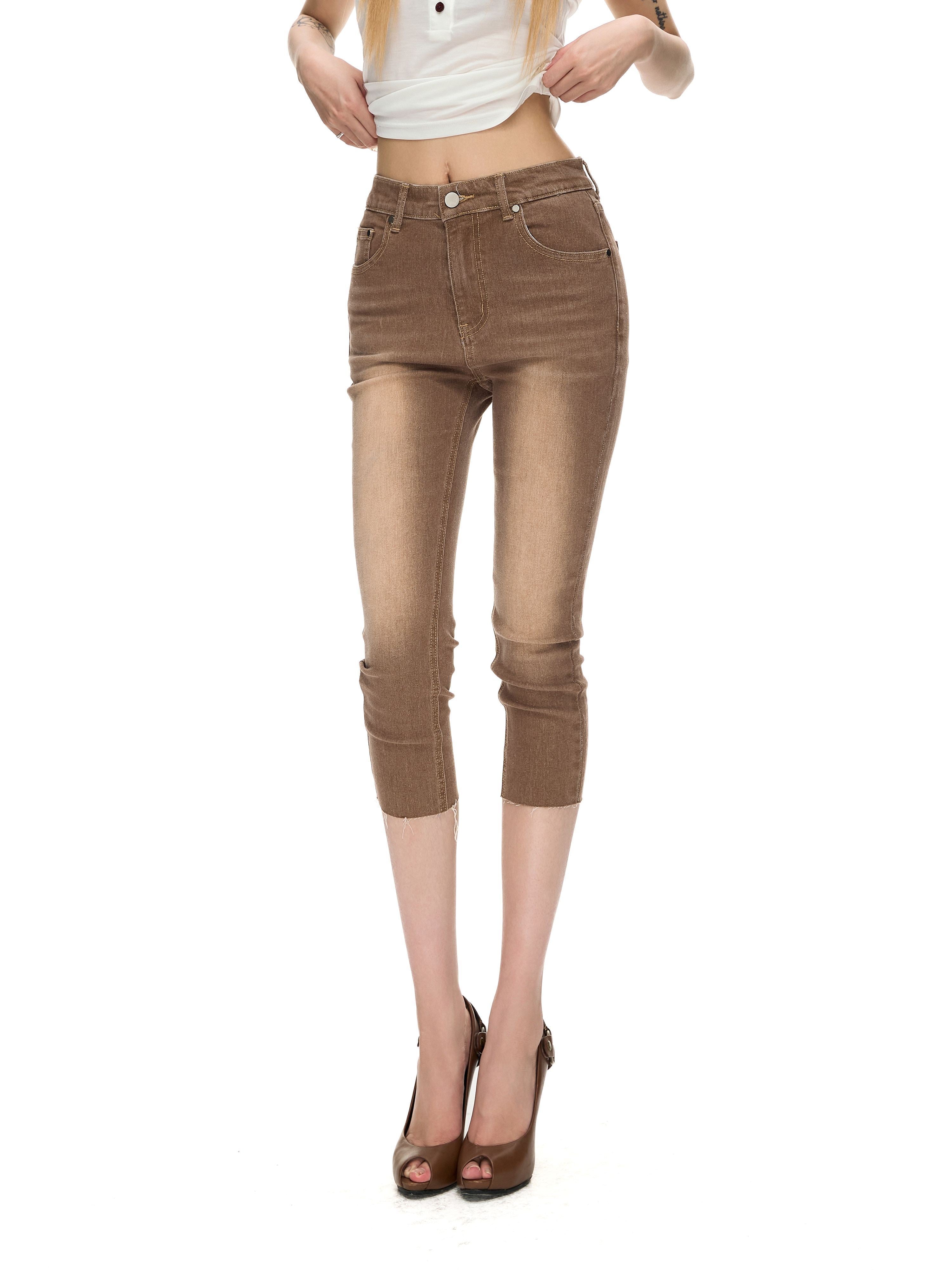 Fanptntox_Vintage_Washed_Stretch_Hip_Hugging_Slim_Split_Hem_Women's_Denim_Capri_Pants_1055506812912_MISSTT