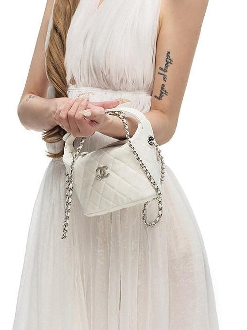 Fanptntox White Ruched V-neck Backless Sleeveless Women's Halter Midi Dresses