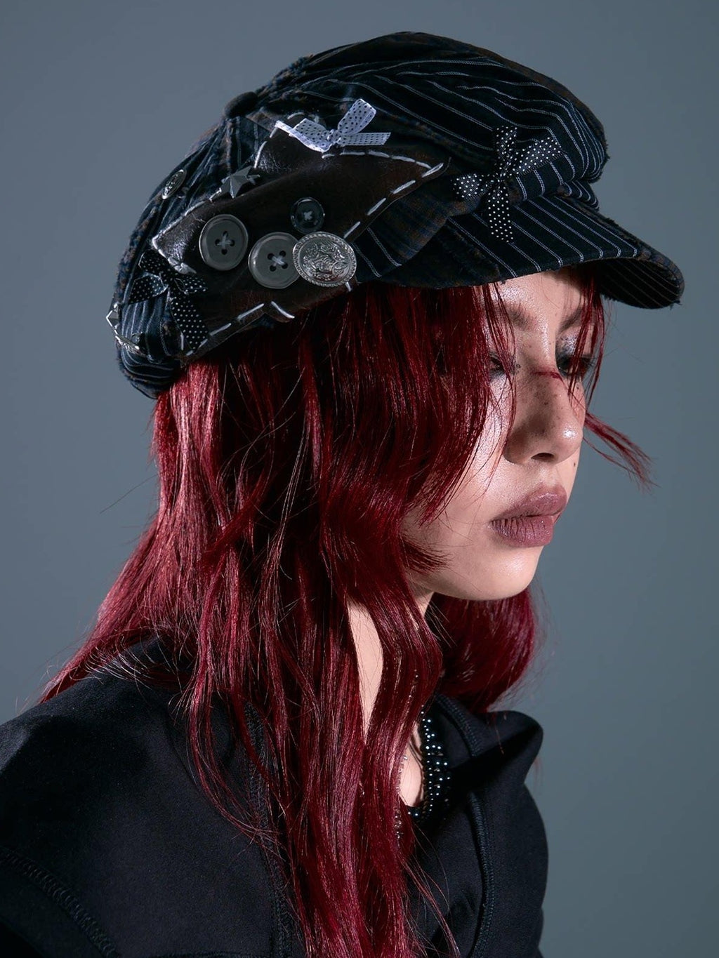 Frustration Garden Handmade Vintage Adjustable Eight Panel Unisex Casual Breathable Hats