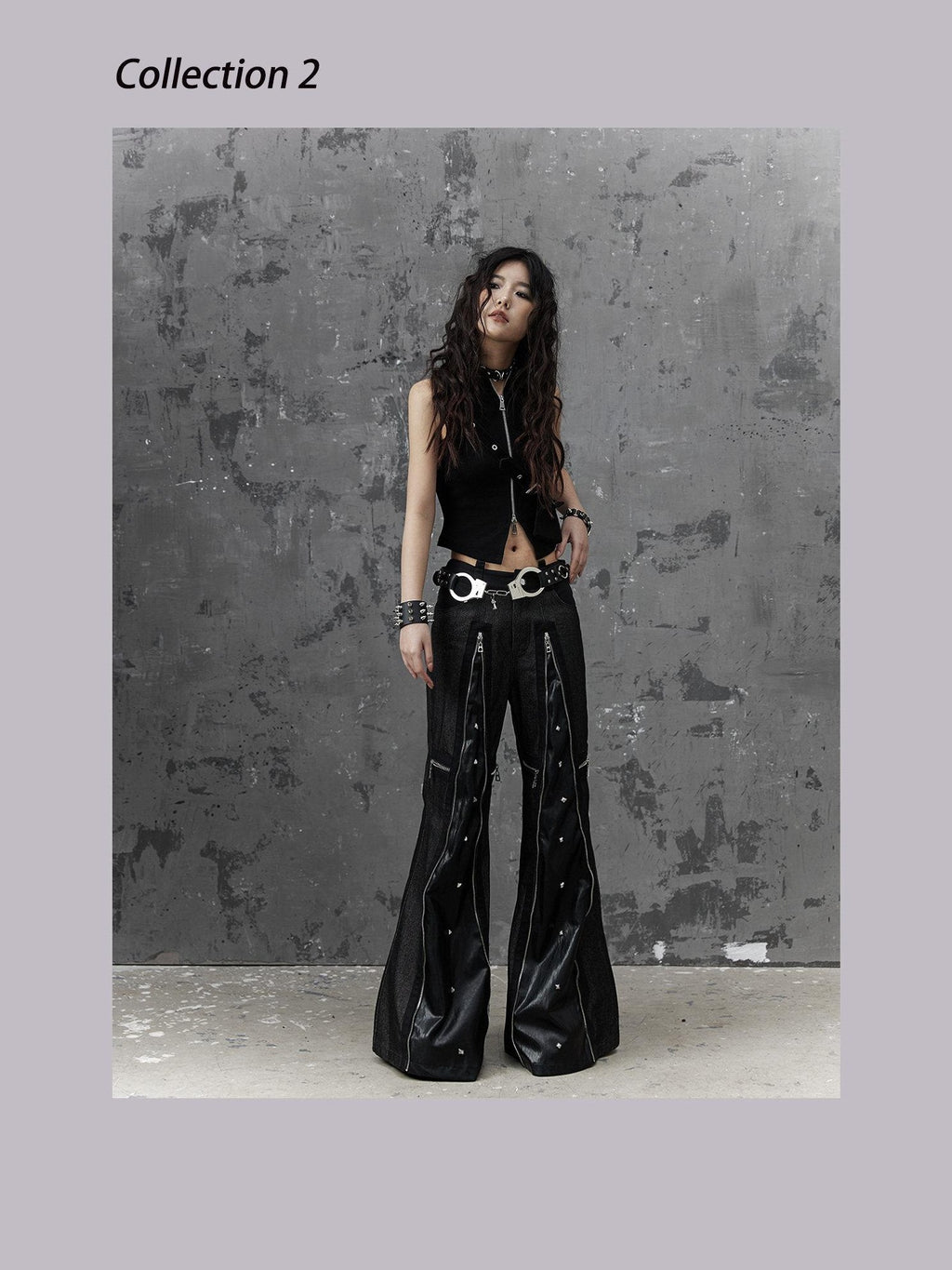 Frustration Garden Original Design Slim Curve Cropped Black Stretch Women Tank Tops