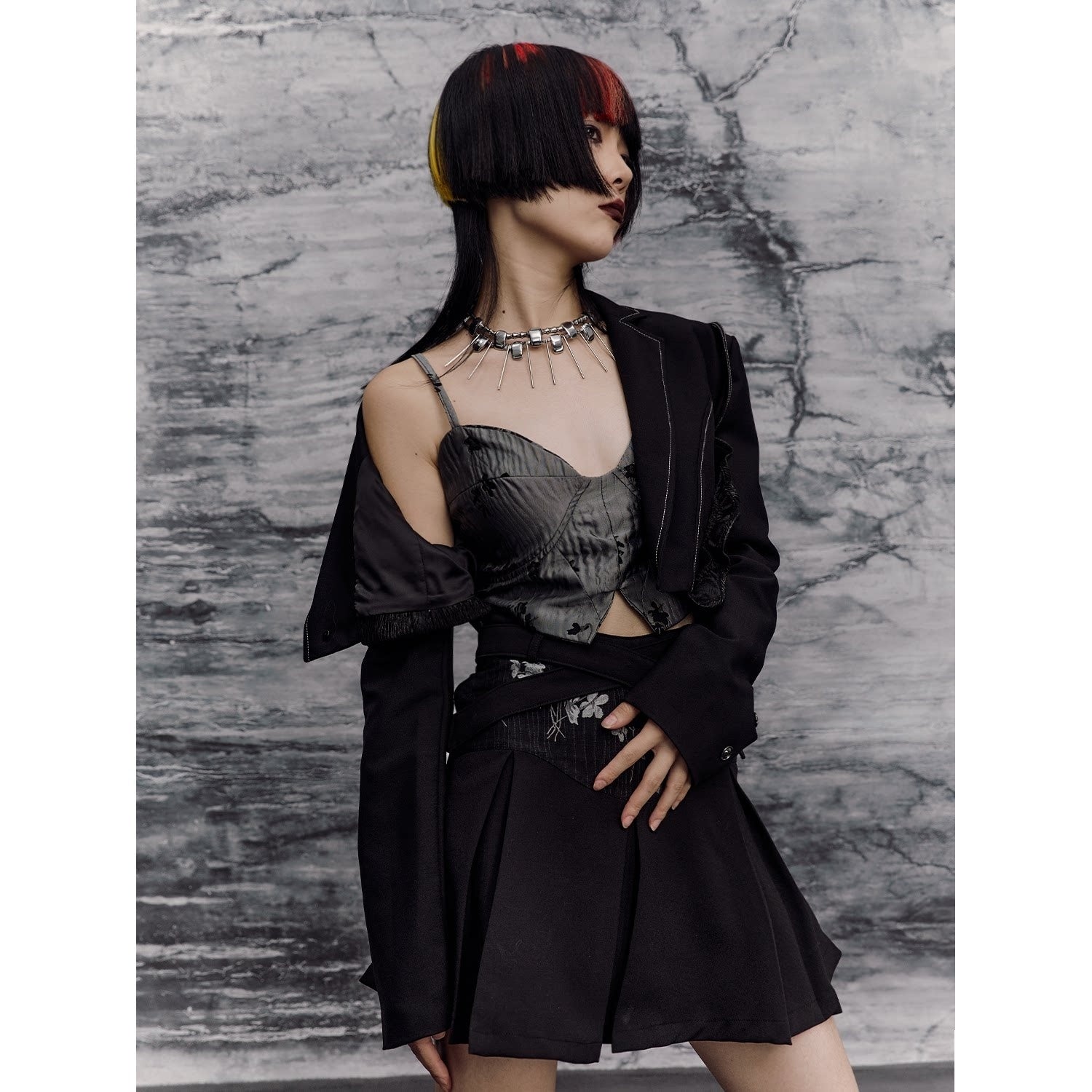 Frustration_Garden_Original_Relaxed_Blazer_Collar_One_Button_Short_Polyester_Cropped_Jackets_MISSTT