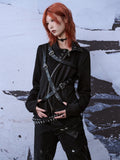 Frustration_Garden_Punk_Slim_Fit_3D_Asymmetrical_High_Neck_Zipper_Black_Women_Long_Sleeve_T-Shirts_MISSTT