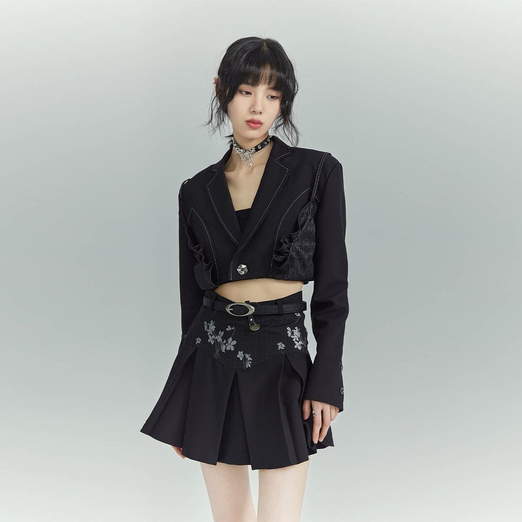 Frustration_Garden_Slim_Unique_Notched_Lapel_Black_Button_Longsleeve_Stretch_Blend_Cropped_Jackets_MISSTT