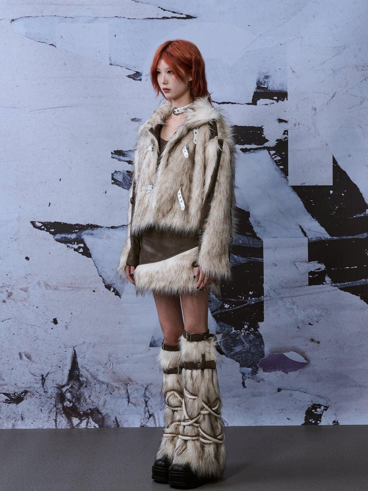 Frustration Garden Thick Leg Shaping Cream Polyester Unique Edgy Unisex One Size Leg Warmers