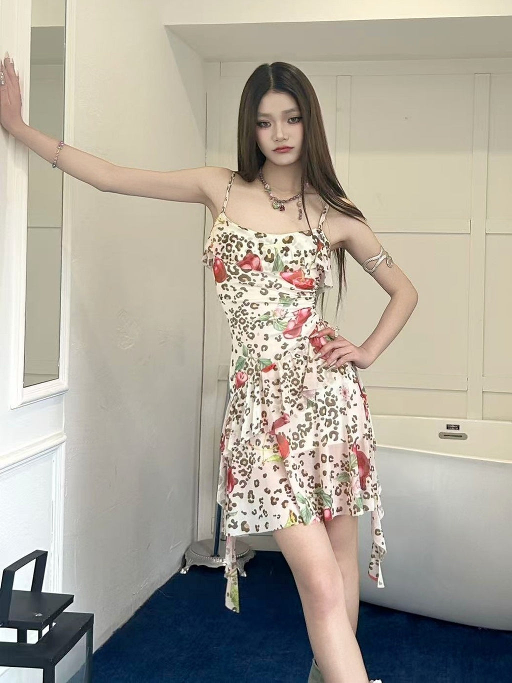GGLOYDIUS_Vintage_Leopard_Floral_Print_Spaghetti_Women's_Polyester_Slip_Midi_Dresses_1032915613571_MISSTT