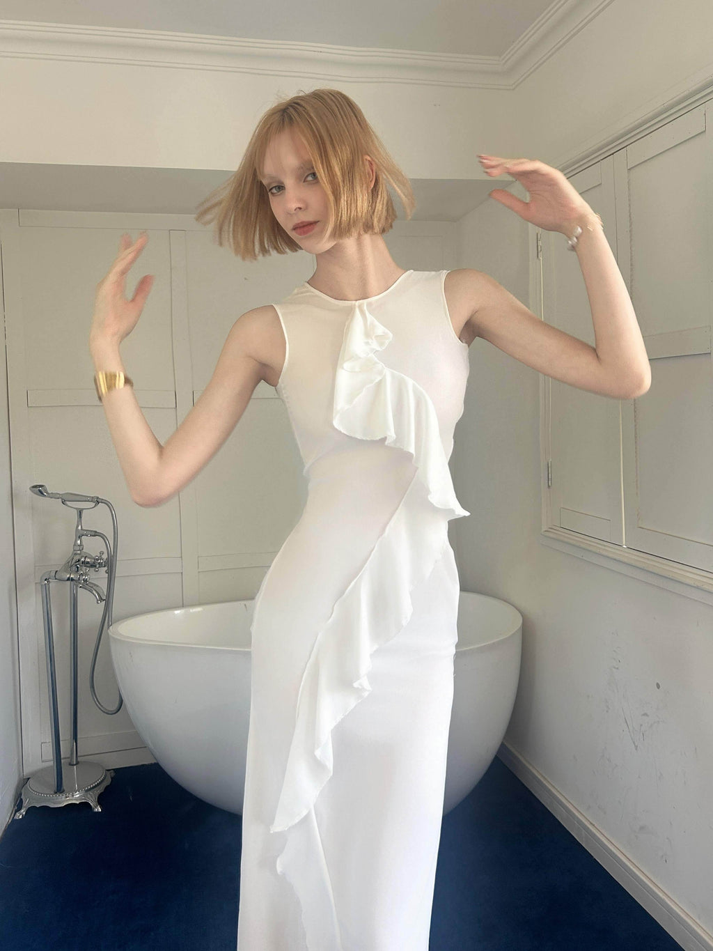 GGLOYDIUS_White_Ruffle_Asymmetrical_Sleeveless_Women's_Polyester_Casual_Maxi_Dresses_1040200446024_MISSTT