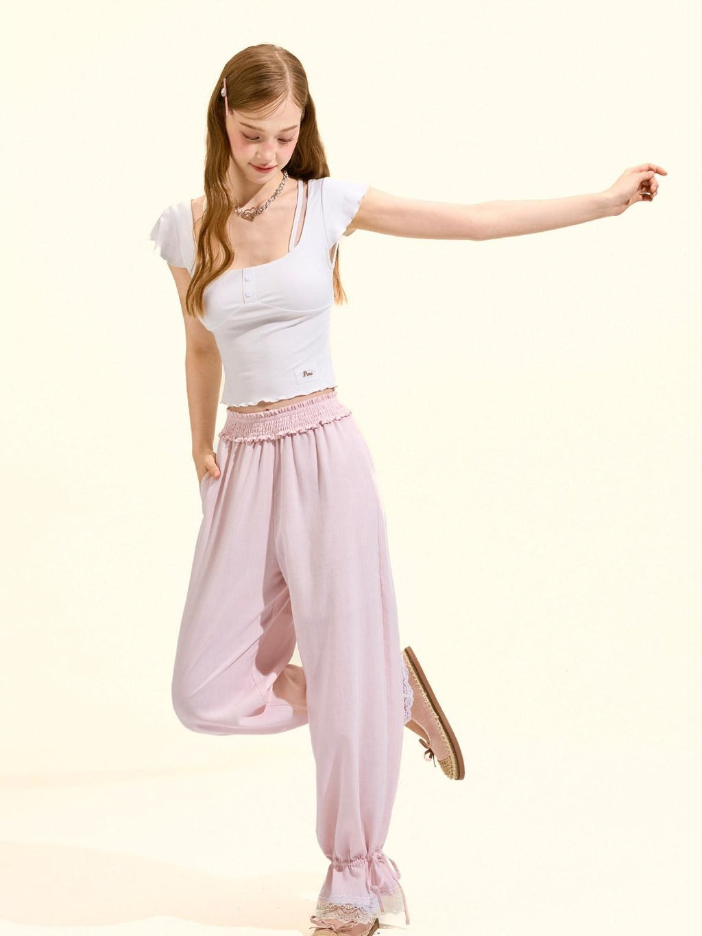 Girly Fancy Club Backless Knit Flutter Sleeve Cropped Slim Women's Lyocell Short Sleeve T-shirts
