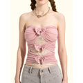 Girly_Fancy_Club_Lilac_Pink_Bow_Tie_Slim_Fit_Women's_Cotton_Spandex_Knit_Tube_Tops_1052573069202_MISSTT