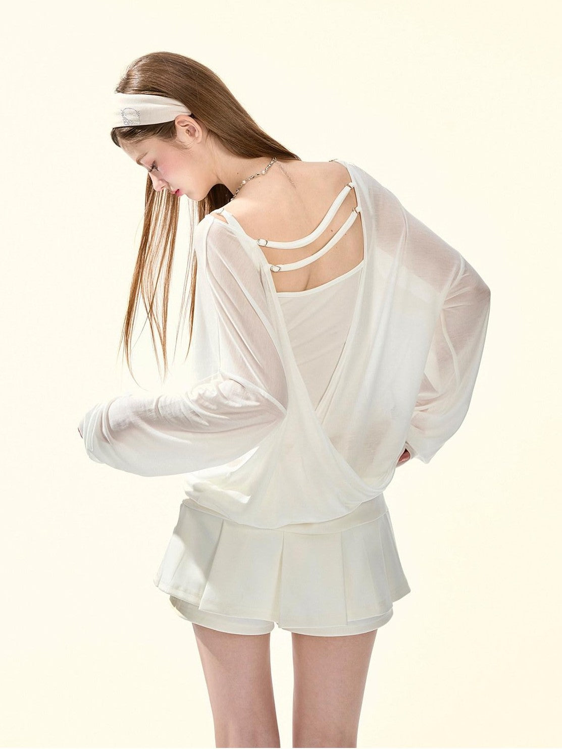 Girly Fancy Club Pastel Pink Applique U Neck Slim Cropped Women's Lyocell Padded Camisoles