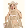 Girly_Fancy_Club_Plush_Bow_Integrated_Scarf_Leopard_Print_Women's_Polyester_Warm_Beanies_984341981823_MISSTT