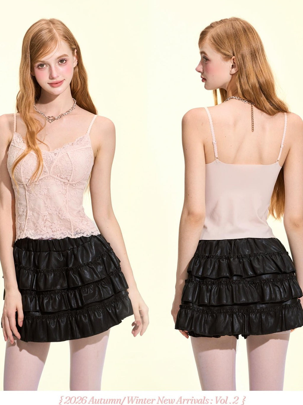 Girly Fancy Club V-neck Solid Slim Fit High Stretch Padded Women's Lace Camisoles