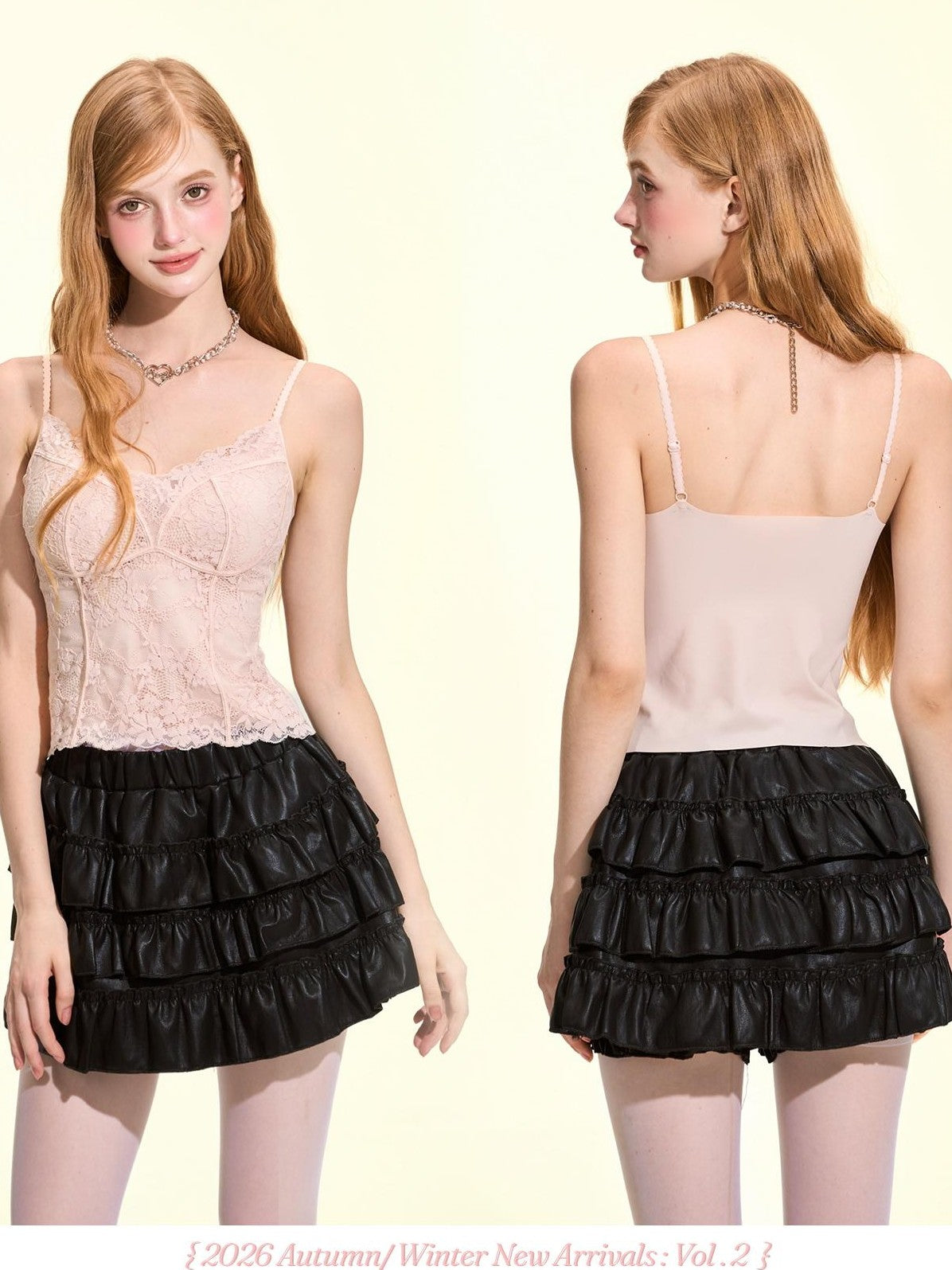 Girly Fancy Club V-neck Solid Slim Fit High Stretch Padded Women's Lace Camisoles