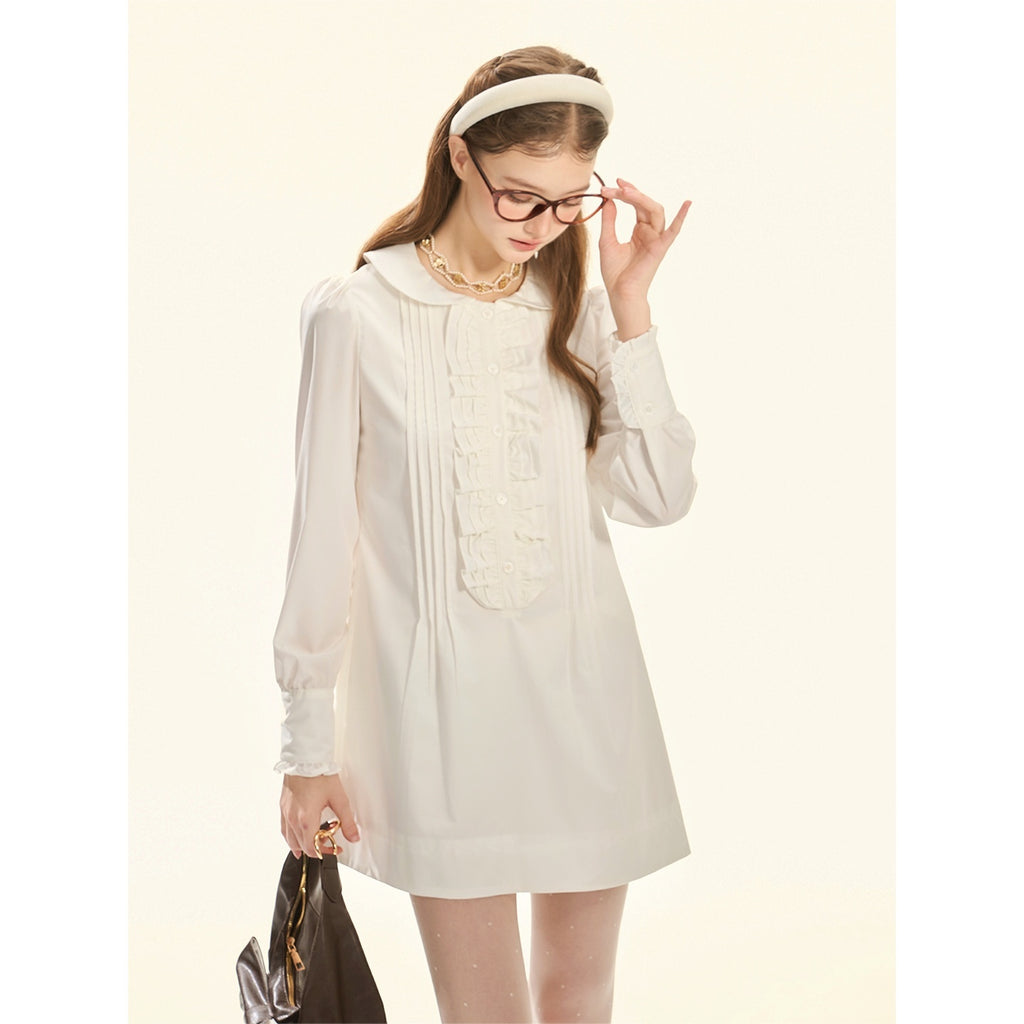 Girly_Fancy_Club_White_Accordion_Pleat_Ruffle_Doll_Collar_Women's_Polyester_Casual_Mini_Dresses_997924625561_MISSTT