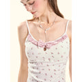 Girly_Fancy_Club_White_Ditsy_Floral_Cardigan_Camisole_Women's_Cotton_Lounge_Top_&_Pants_Sets_1008175933146_MISSTT