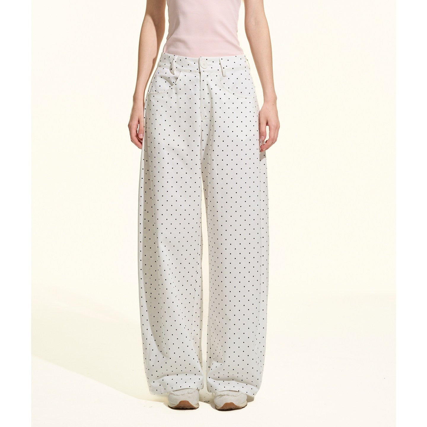 Girly_Fancy_Club_White_Polka_Dot_Printed_Relaxed_Curved_Leg_Women's_Tencel_Cotton_Blend_Chinos_1061247805472_MISSTT