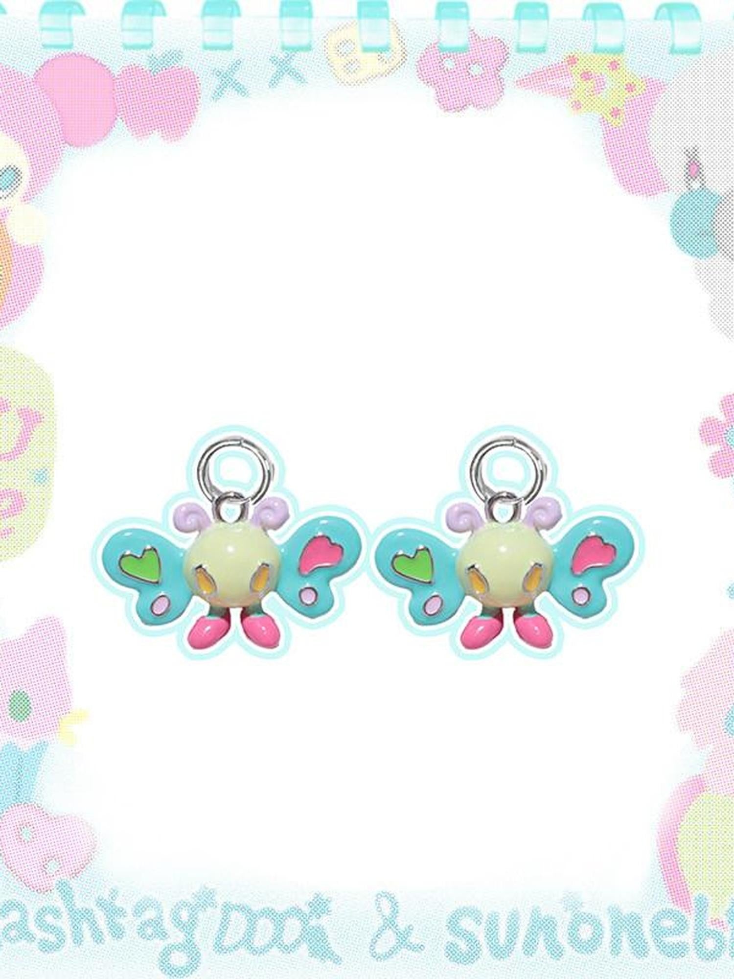 Hashtag DDD Colorful Cartoon Bird Japanese Style Women's Alloy Silver Gold Plated Necklaces