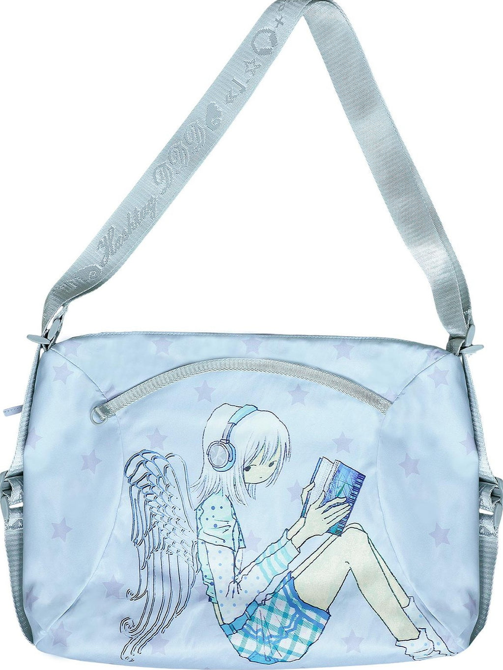 Hashtag DDD Double Sided Angel Star Octopus Grass Print Women's Large Capacity Travel Shoulder Bags