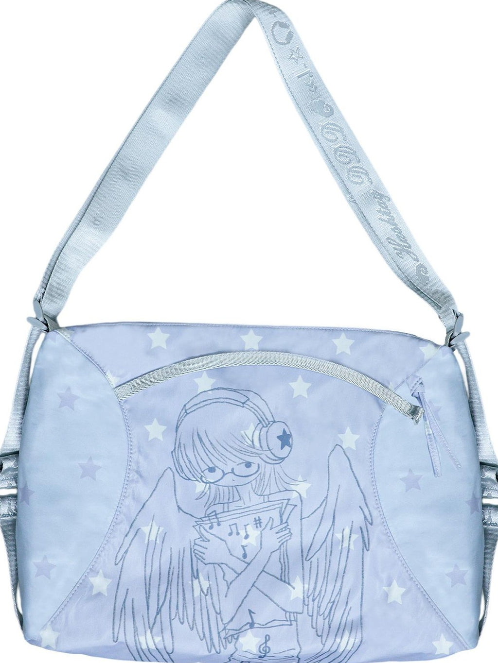 Hashtag DDD Double Sided Angel Star Octopus Grass Print Women's Large Capacity Travel Shoulder Bags