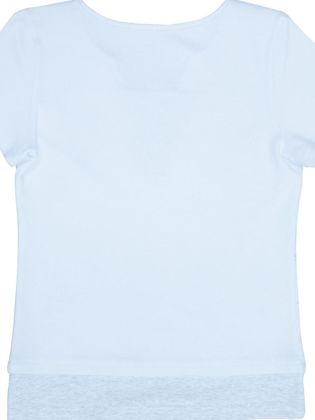 Hashtag DDD Y2k Dreamcore Angel Silver Foil Print Layered Women's Cotton Short Sleeve T-shirts