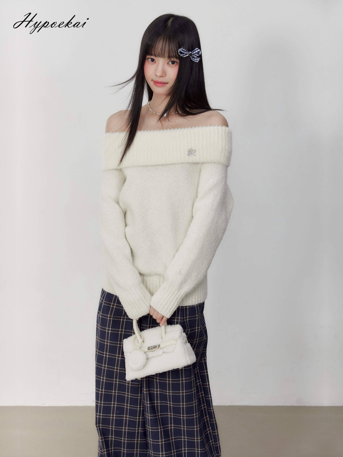 Hypoekai_Faux_Mink_Loose_Fit_Women's_Polyester_Off-shoulder_Sweaters_974299926130_MISSTT
